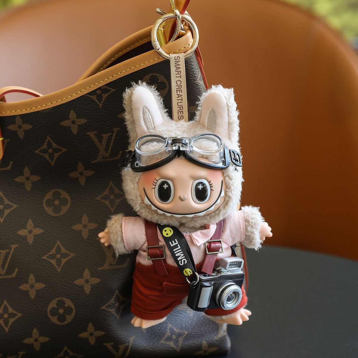 (Baby + clothes) Sitting party baby clothes plush vinyl face doll bag pendant girl gift product image 9, provided for visual