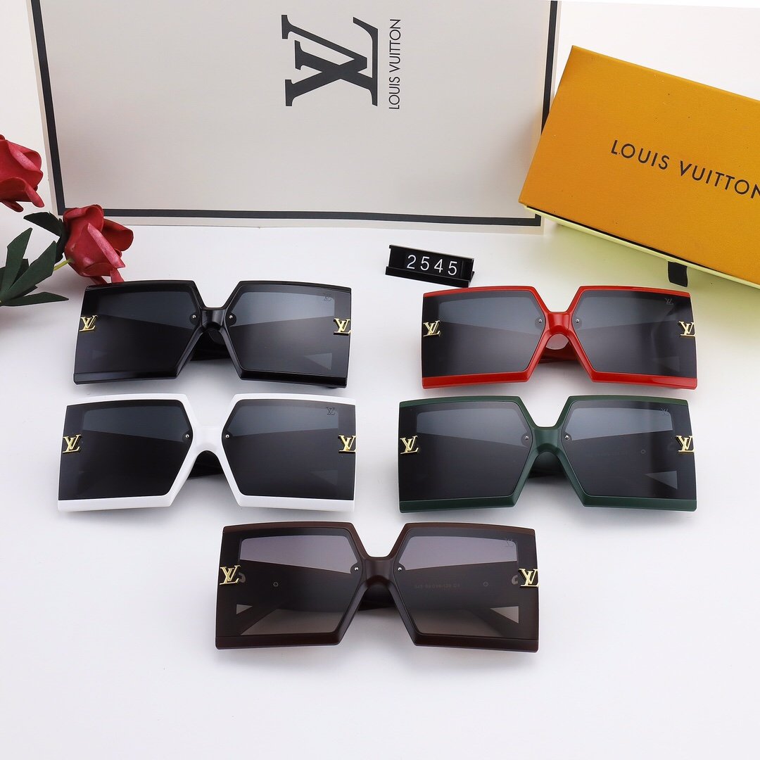 5 COLORS Square HOLLOWING V SHAPE SUNGLASSES product image 1, provided for visual reference and product detail review