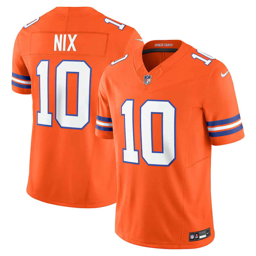Bo Nix Denver Broncos Alternate Jersey - Orange product image 1