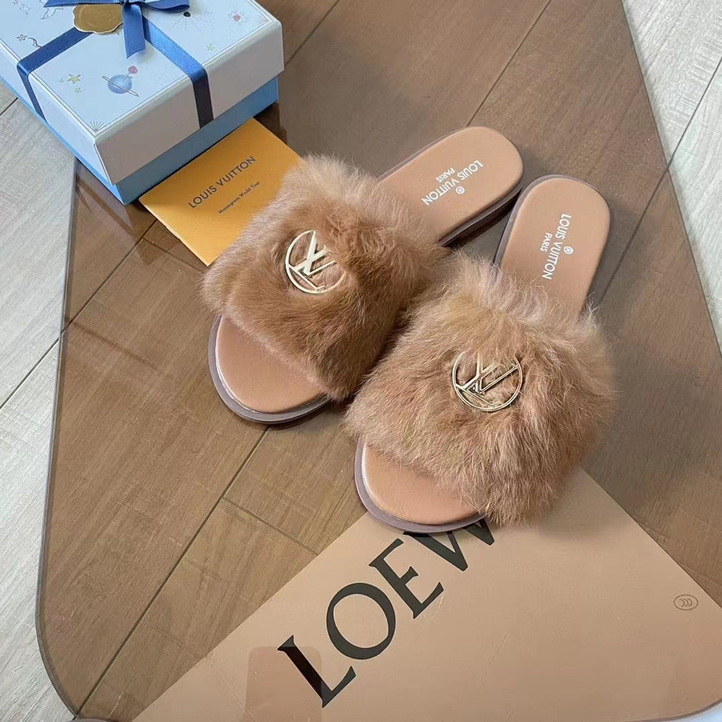 2023 New VL hairy slippers product image 7, provided for visual reference and product detail review