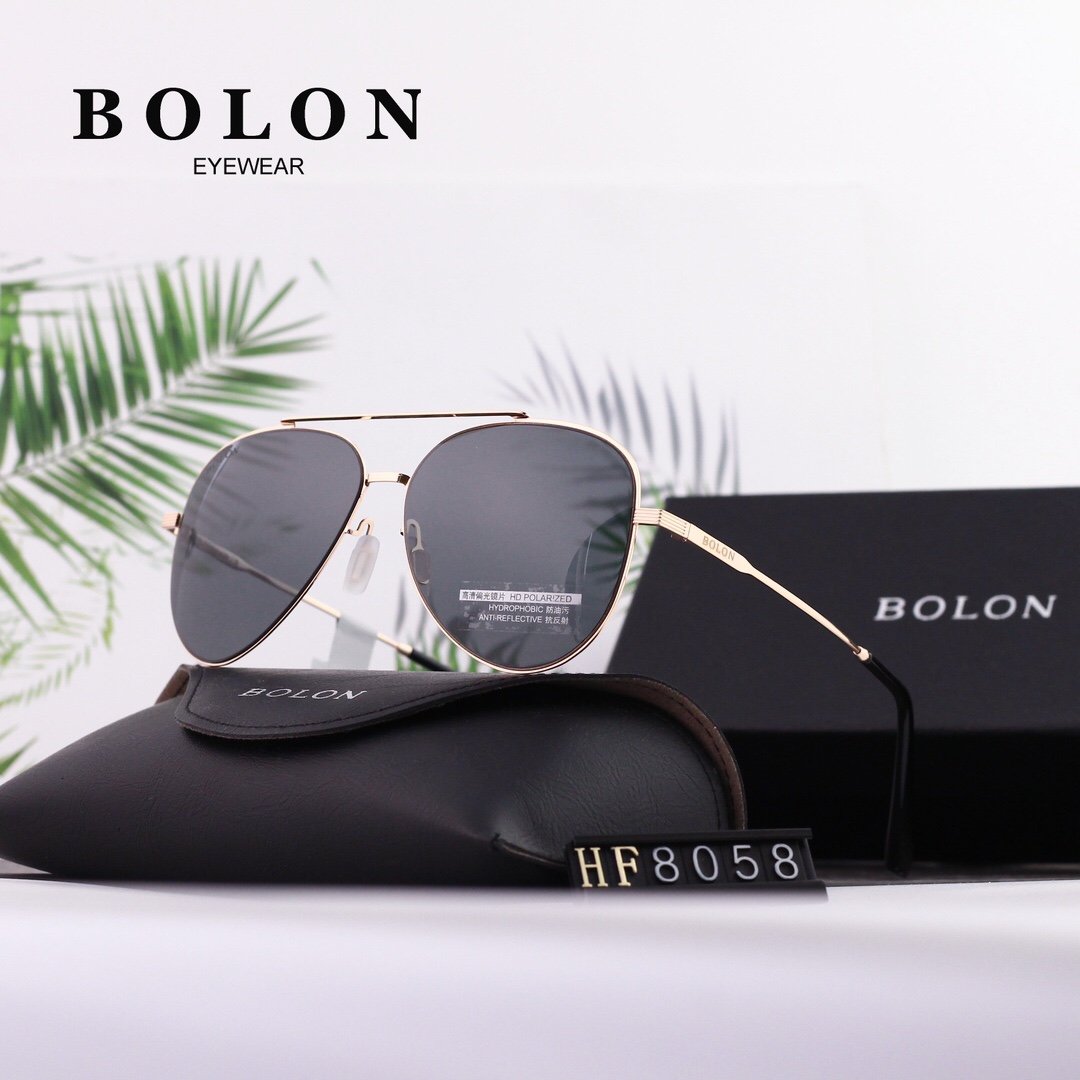 5 Colors Double Bridge Metal Frame Watermark Lens Sunglasses product image 4, provided for visual reference and product