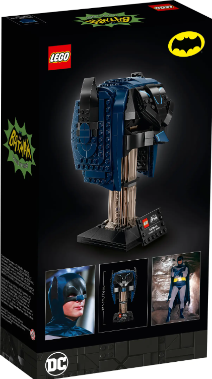 76238 LEGO Classic TV Series Batman Cowl product image 3, provided for visual reference and product detail review