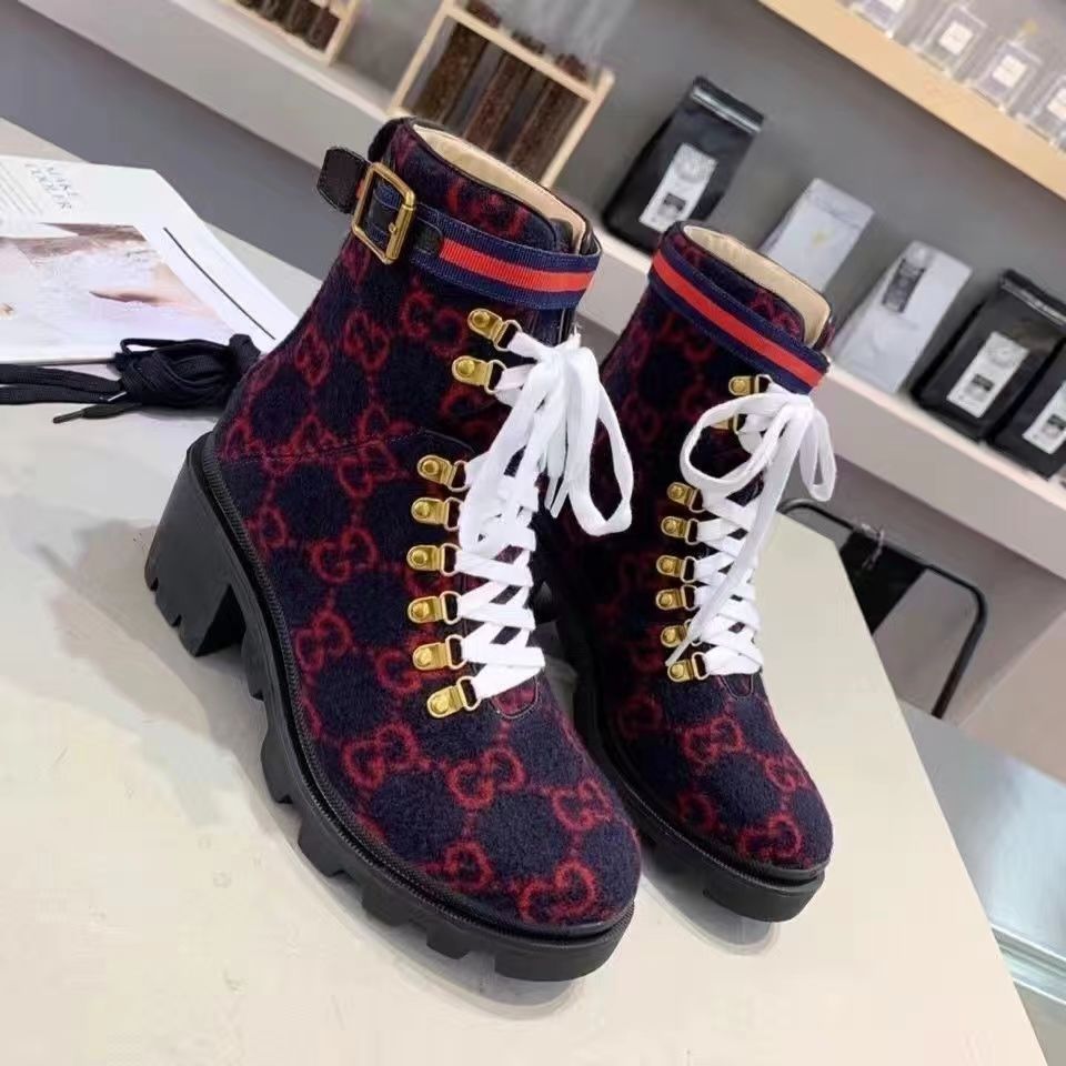 New Fashion Retro Letter printing Short Boots product image 3, provided for visual reference and product detail review