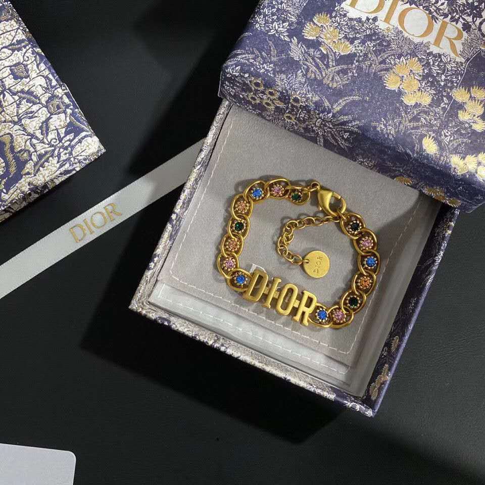 Colorful zirconium inlaid bracelet product image 5, provided for visual reference and product detail review