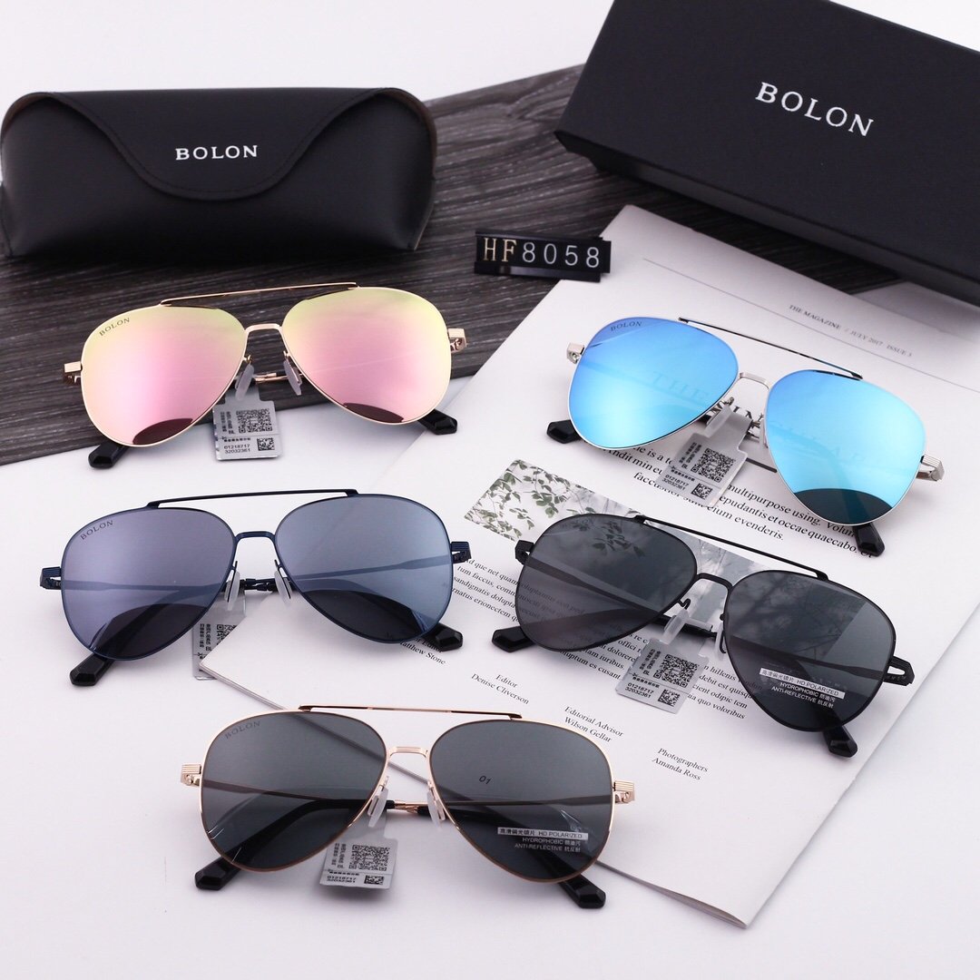 5 Colors Double Bridge Metal Frame Watermark Lens Sunglasses product image 1, provided for visual reference and product