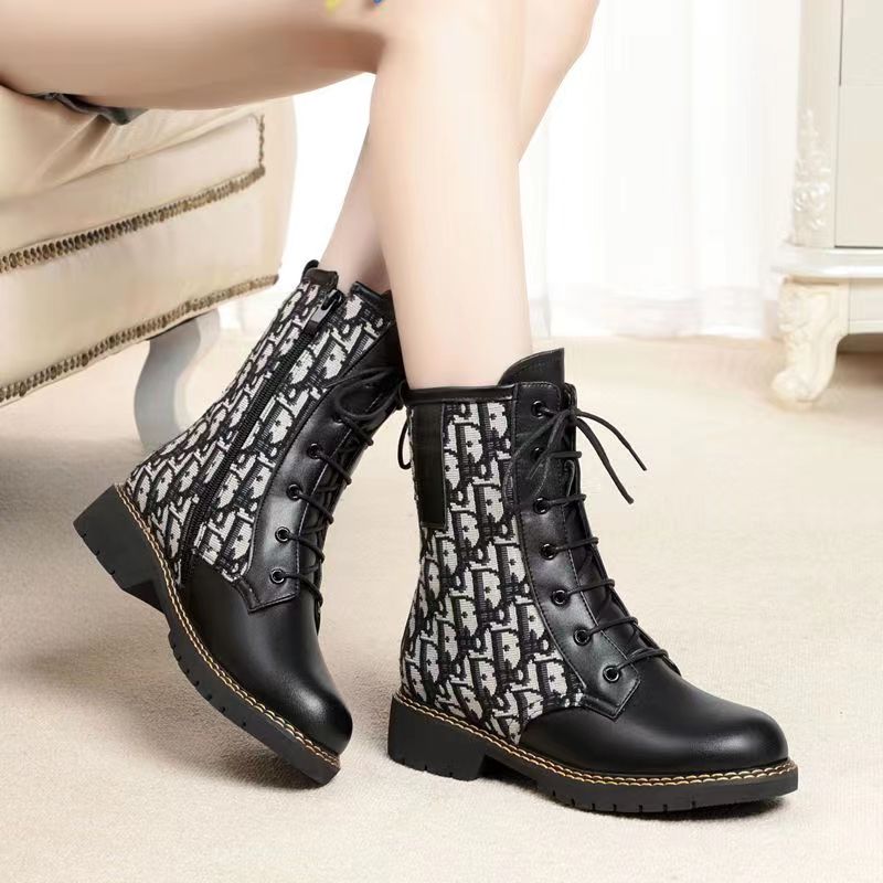 New Fashion Retro Plush Short Boots product image 6, provided for visual reference and product detail review