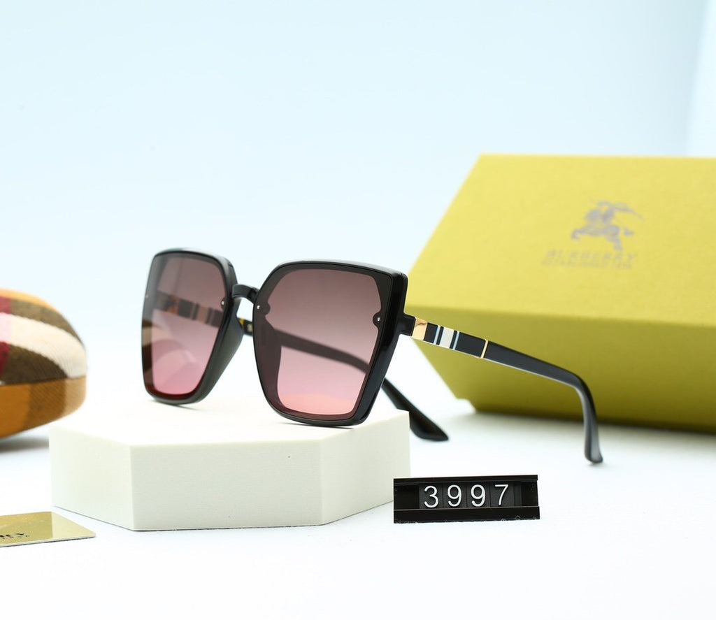 5 Colors Stripe Decoration Square Polarized Sunglasses product image 2, provided for visual reference and product detail