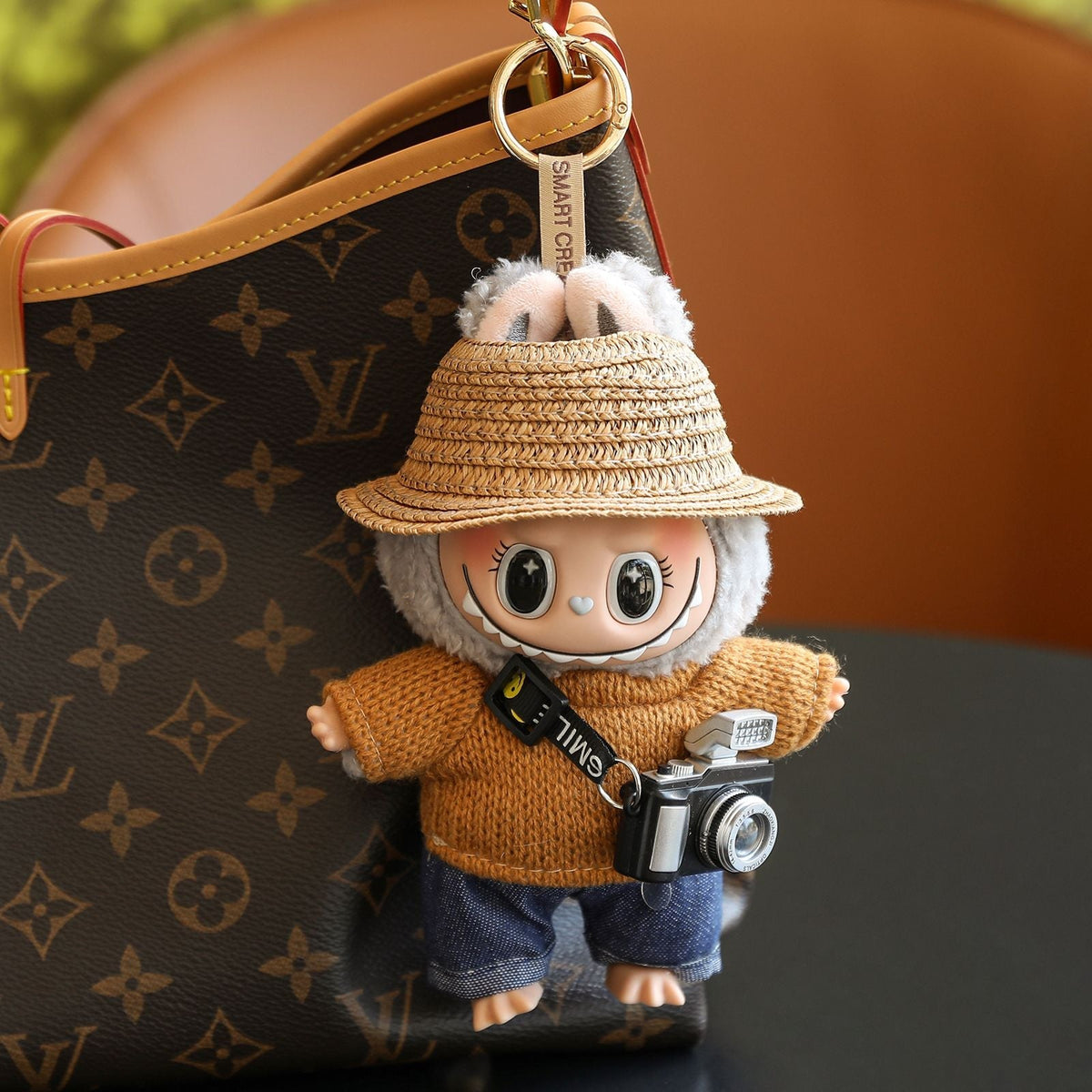 (Baby + clothes) Sitting party baby clothes plush vinyl face doll bag pendant girl gift product image 22, provided for