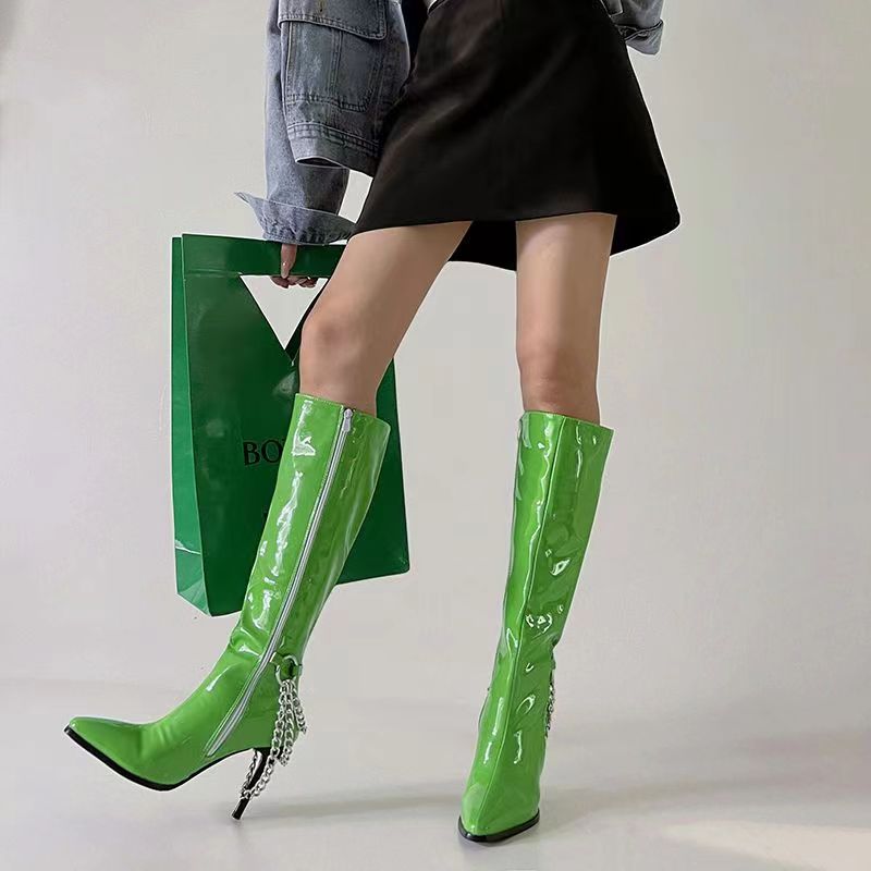 New Fashion Pointed sexy High Heel Long boots product image 3, provided for visual reference and product detail review