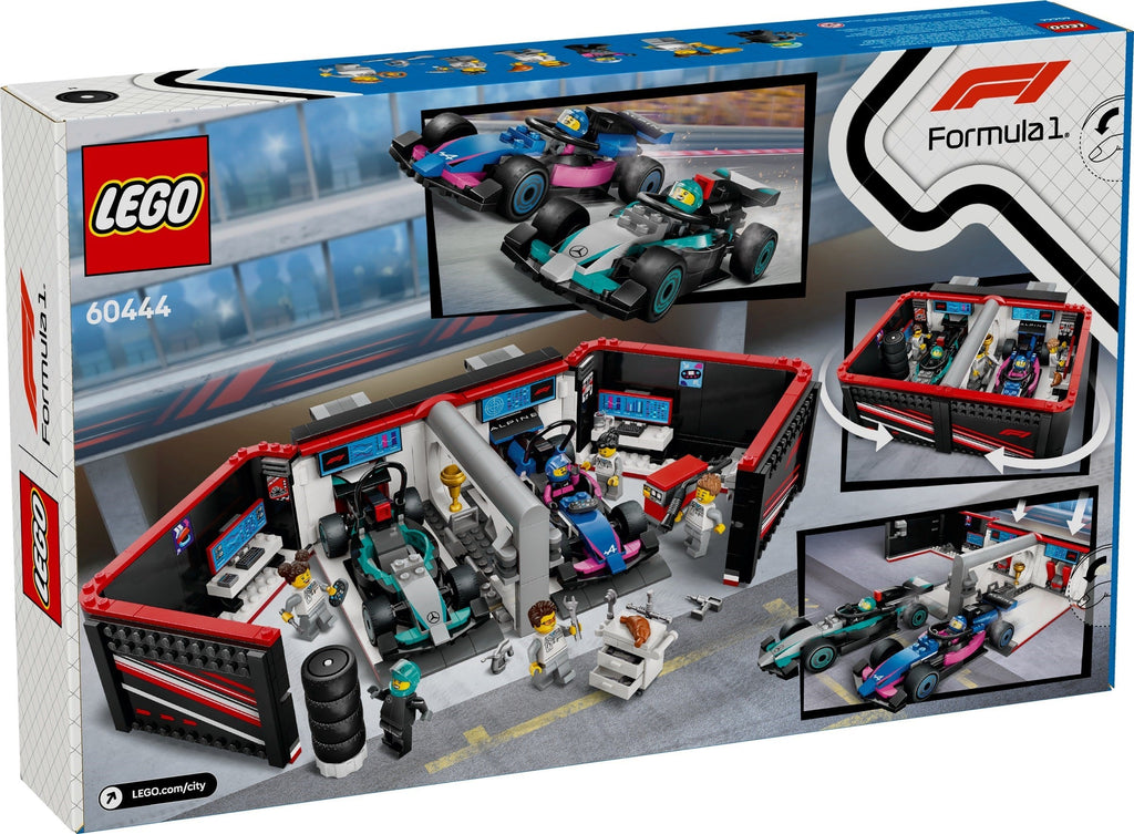 60444 F1® Garage & Mercedes-AMG & Alpine Cars product image 4, provided for visual reference and product detail review