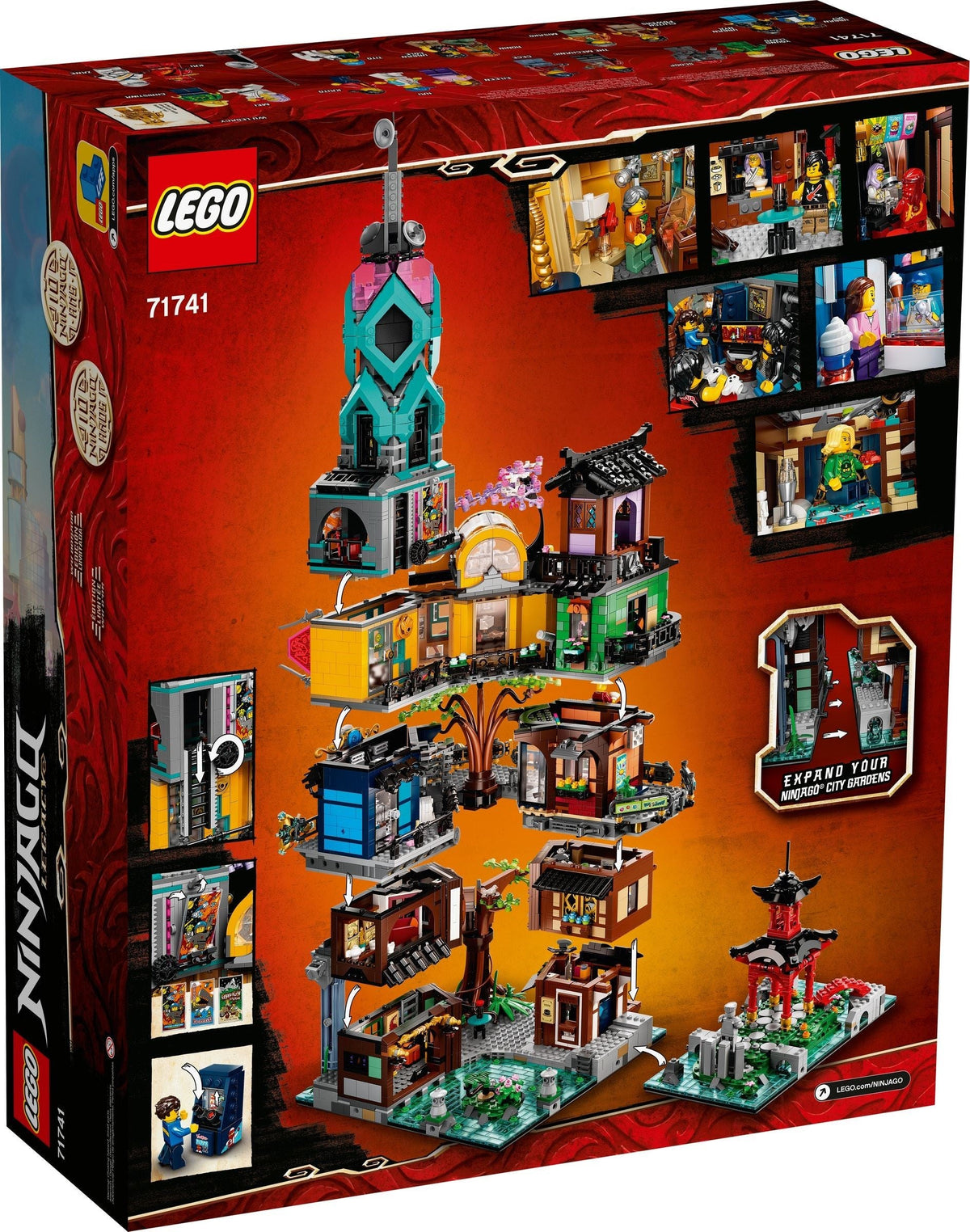 71741 Ninjago City Gardens product image 4, provided for visual reference and product detail review