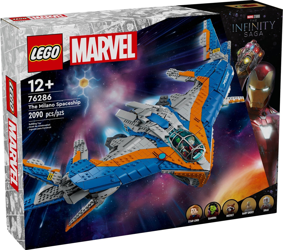 76286 Guardians of the Galaxy: The Milano Spaceship product image 1, provided for visual reference and product detail review