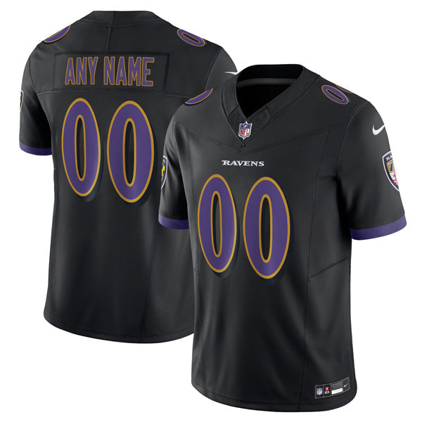Custom Baltimore Ravens Alternate Jersey - Black product image 1