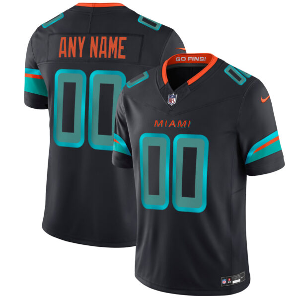 Custom Miami Dolphins 2025 Rivalries Collection Game Jersey product image 1