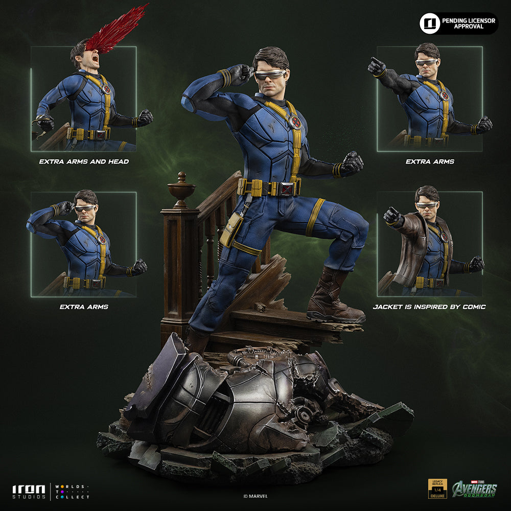 Pre-Order - Statue Cyclops Deluxe ver. - Avengers: Doomsday - Legacy Replica 1/4 - Iron Studios product image 2, provided