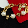 New Skull Pearl Bracelet product image 1, provided for visual reference and product detail review