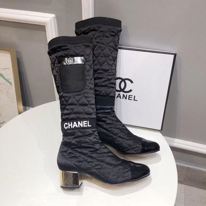 New Fashion Color matching diamond grid Long boots product image 2, provided for visual reference and product detail review