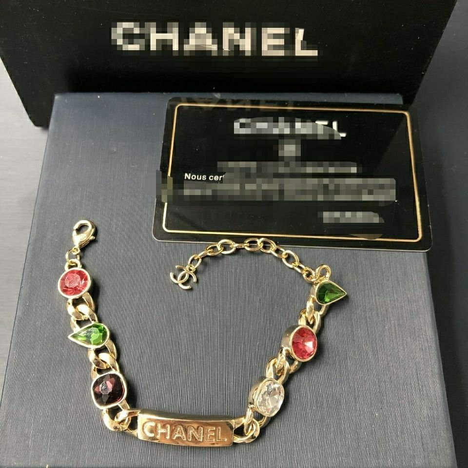 New fashion colored diamond bracelet product image 2, provided for visual reference and product detail review