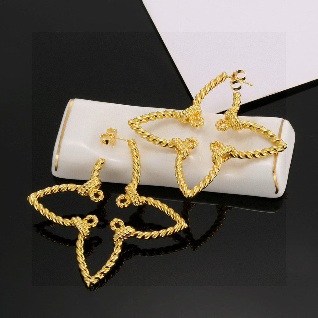 High-Quality Four-Leaf Clover Earrings product image 8, provided for visual reference and product detail review