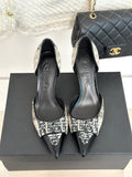 2023 CC Retro hollow pointed toe high heels-S26 product image 1, provided for visual reference and product detail review