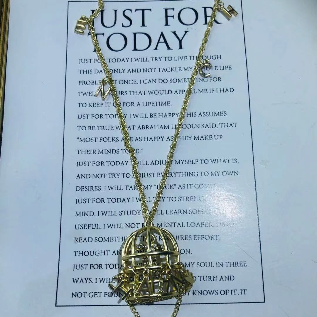 Titanium steel necklace product image 5, provided for visual reference and product detail review