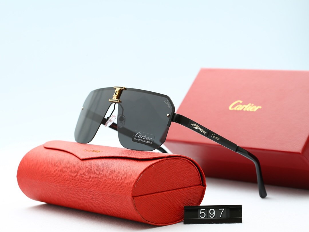 6 Colors Thin Metal Frame Polarized Sunglasses product image 7, provided for visual reference and product detail review