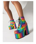 New Fashion thick sole Multiple Colors short boots product image 1, provided for visual reference and product detail review