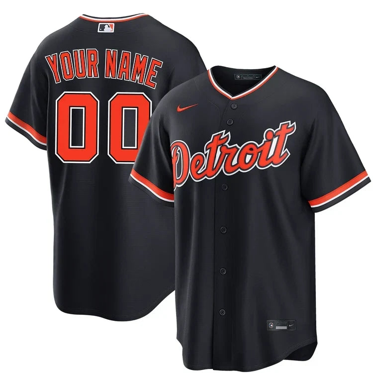 Custom Detroit Tigers Alternate Jersey - Navy product image 1