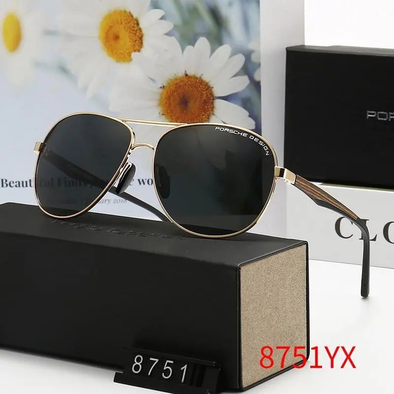 4 Colors Fashion Frame Men Polarized Sunglasses product image 2, provided for visual reference and product detail review
