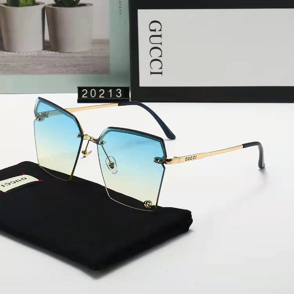 2022 New Ladies Fashion Classic Half Rim Sunglasses product image 4, provided for visual reference and product detail review