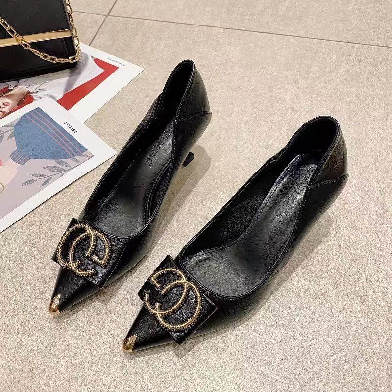 2023 GC Retro pointed toe high heels product image 2, provided for visual reference and product detail review