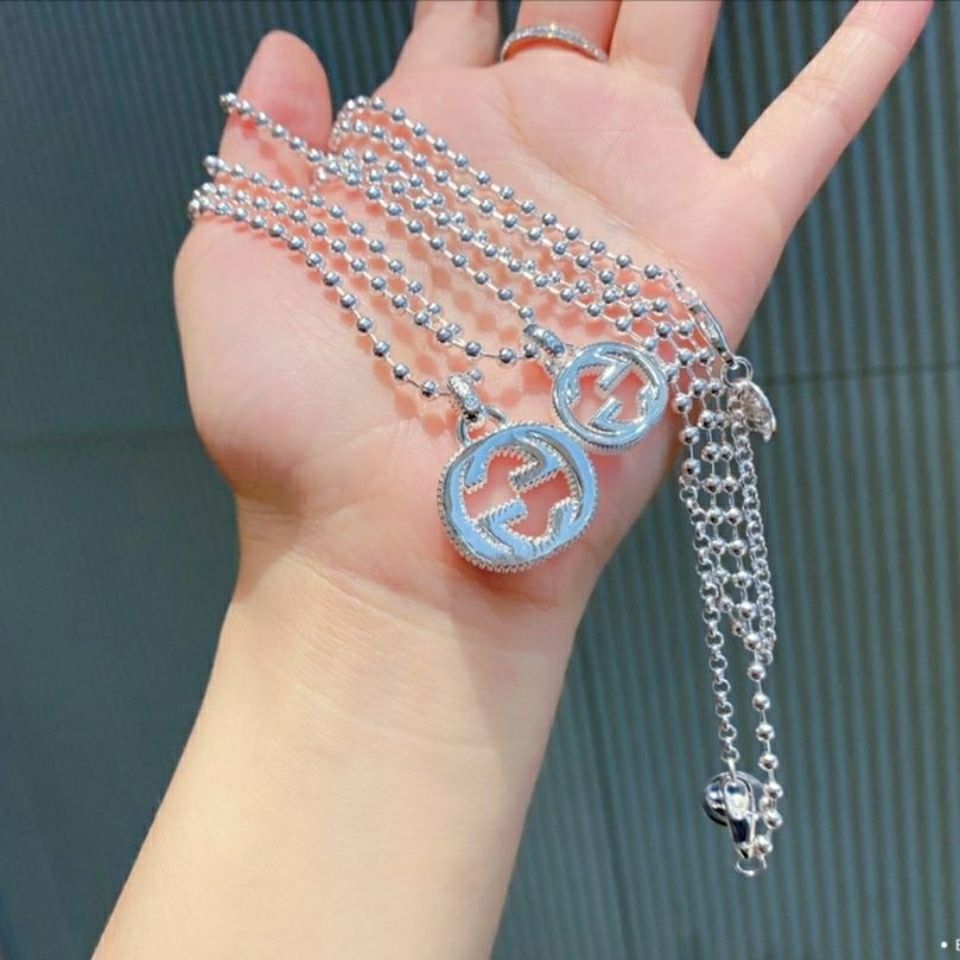 Double G interlocking ball necklace bracelet product image 2, provided for visual reference and product detail review