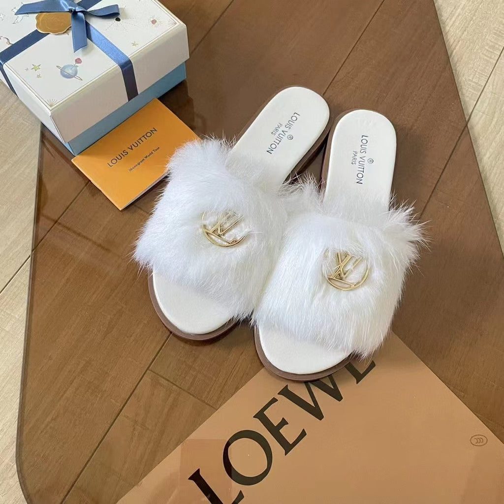 2023 New VL hairy slippers product image 3, provided for visual reference and product detail review