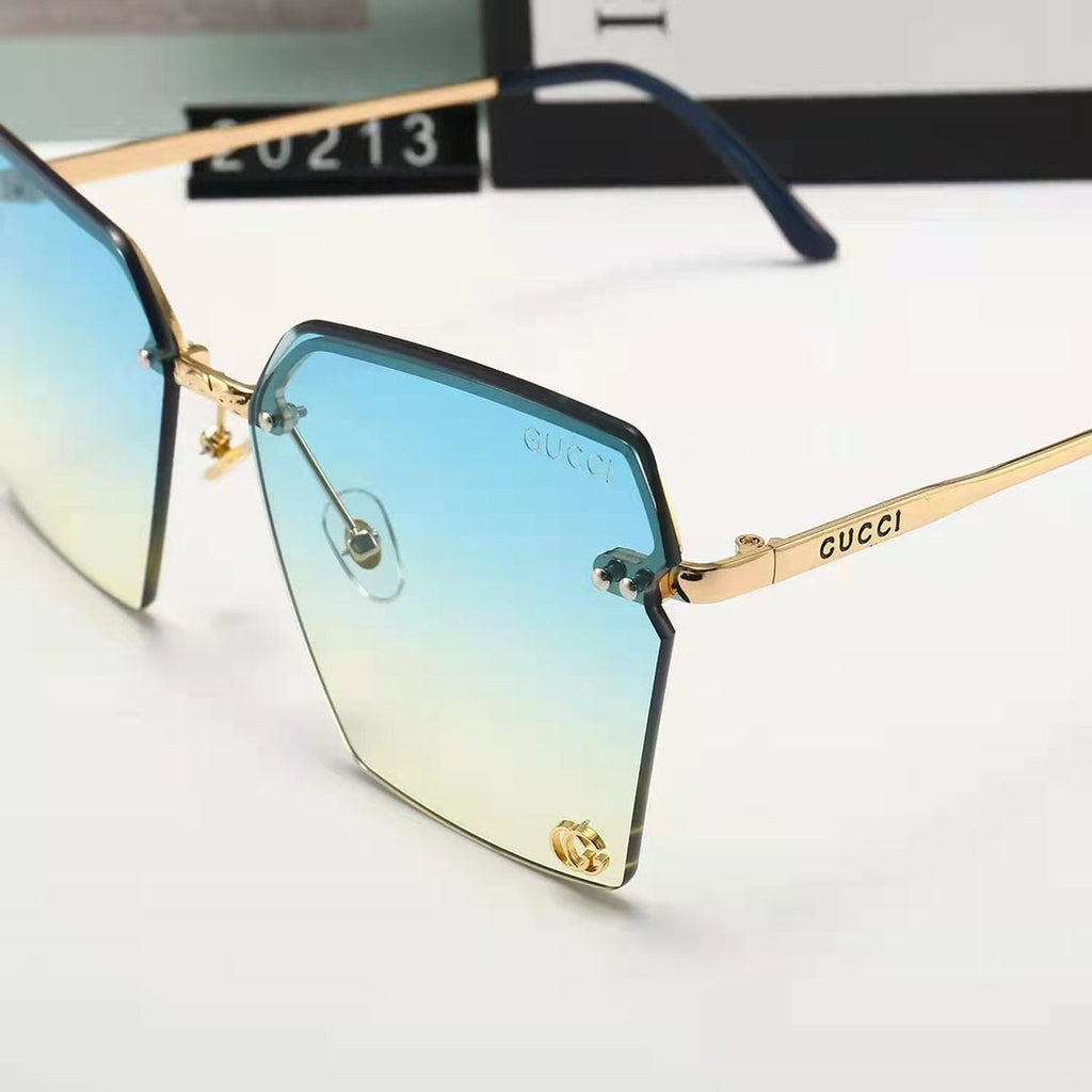 2022 New Ladies Fashion Classic Half Rim Sunglasses product image 7, provided for visual reference and product detail review
