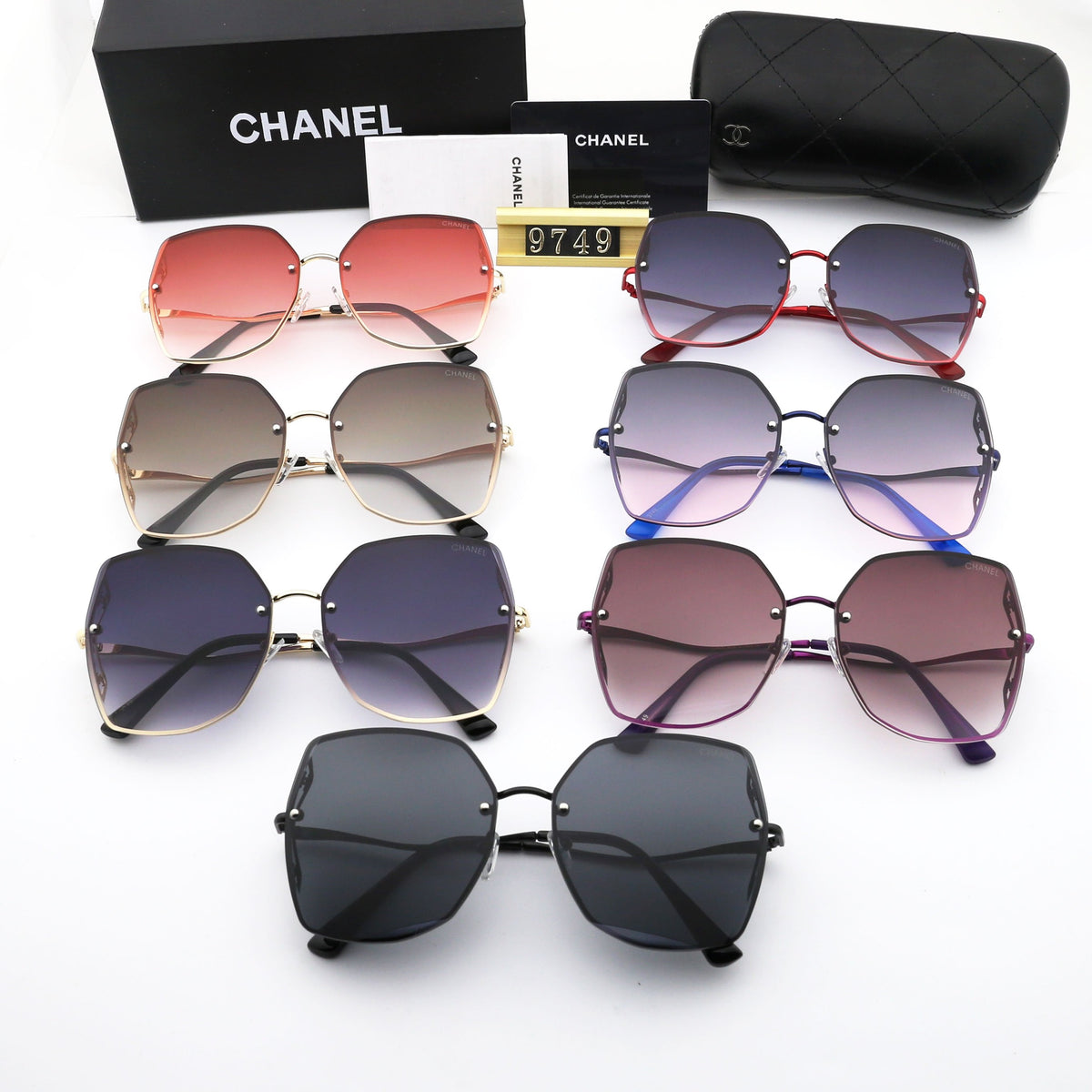 Gradient Color Women Sunglasses product image 9, provided for visual reference and product detail review