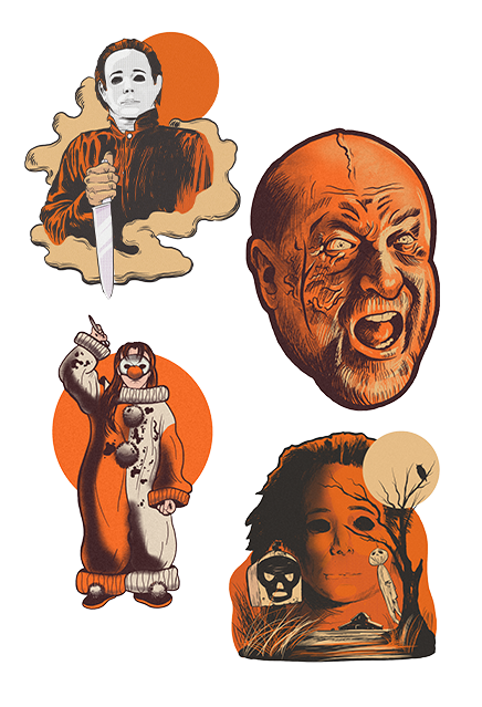 Halloween 4: The Return of Michael Myers Wall Decor - Series 1 product image 2, provided for visual reference and product