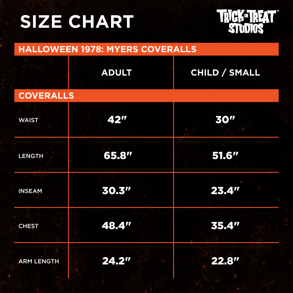 Halloween - Michael Myers Adult Coveralls product image 2, provided for visual reference and product detail review