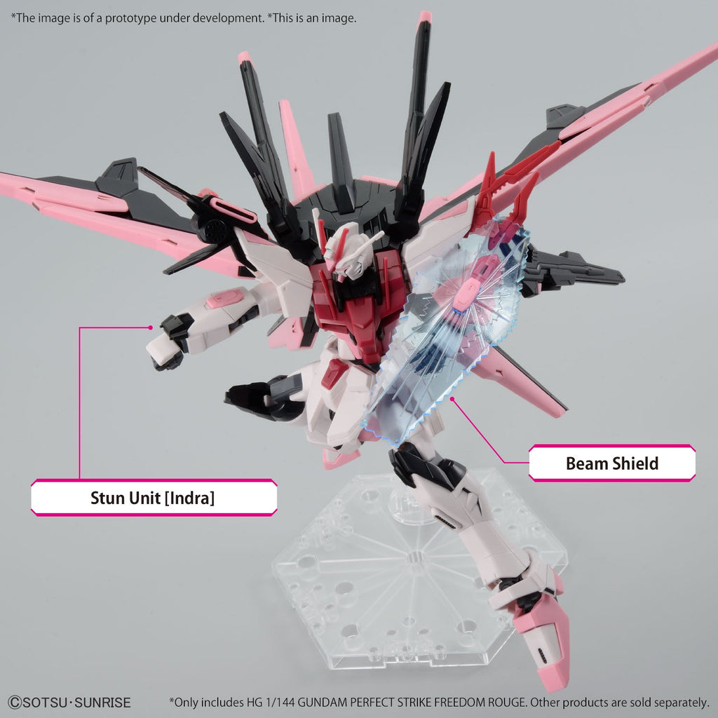 Gundam 1/144 HGBM #08 MBF-02PF Gundam Perfect Strike Freedom Rouge Model Kit product image 12, provided for visual reference