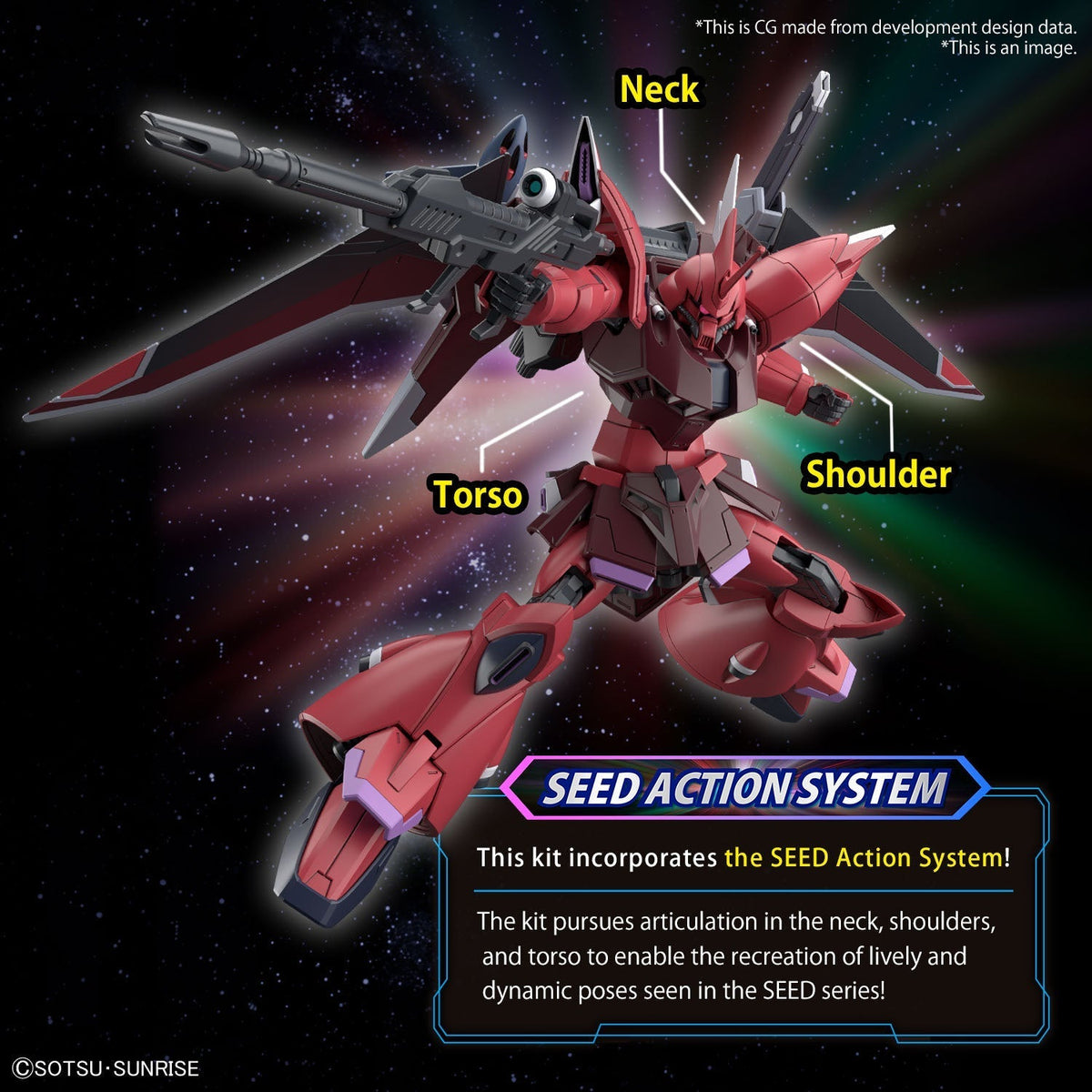 Gundam 1/144 HGUC #248 HGCE Seed Freedom ZGMF-2025/F Gelgoog Menace (Lunamaria Hawke Custom) Model Kit product image 8,