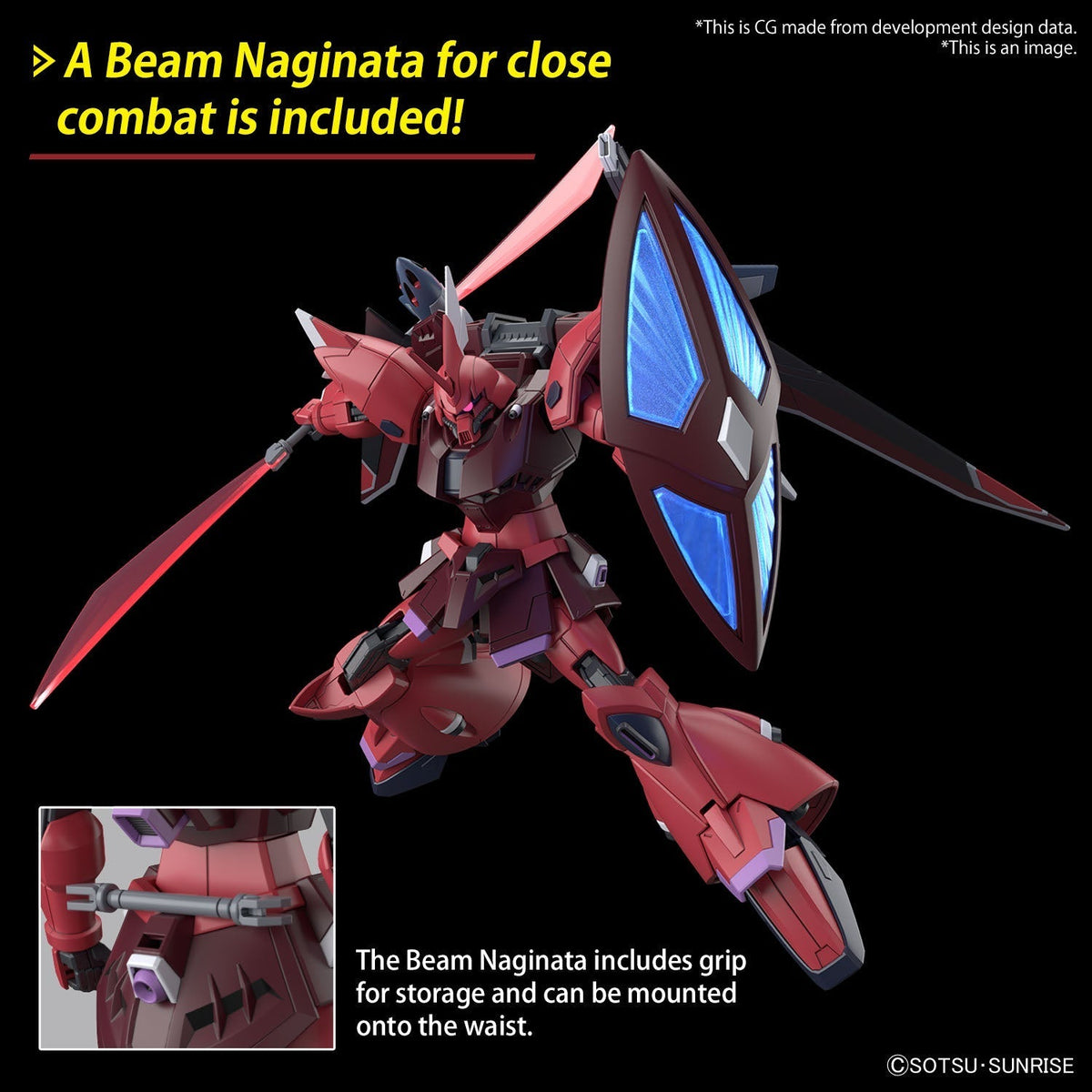 Gundam 1/144 HGUC #248 HGCE Seed Freedom ZGMF-2025/F Gelgoog Menace (Lunamaria Hawke Custom) Model Kit product image 11,