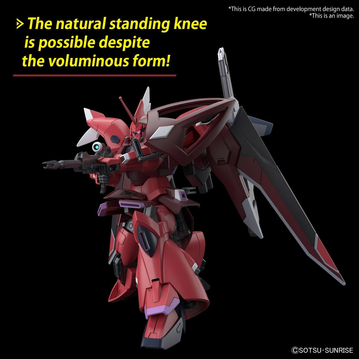 Gundam 1/144 HGUC #248 HGCE Seed Freedom ZGMF-2025/F Gelgoog Menace (Lunamaria Hawke Custom) Model Kit product image 13,
