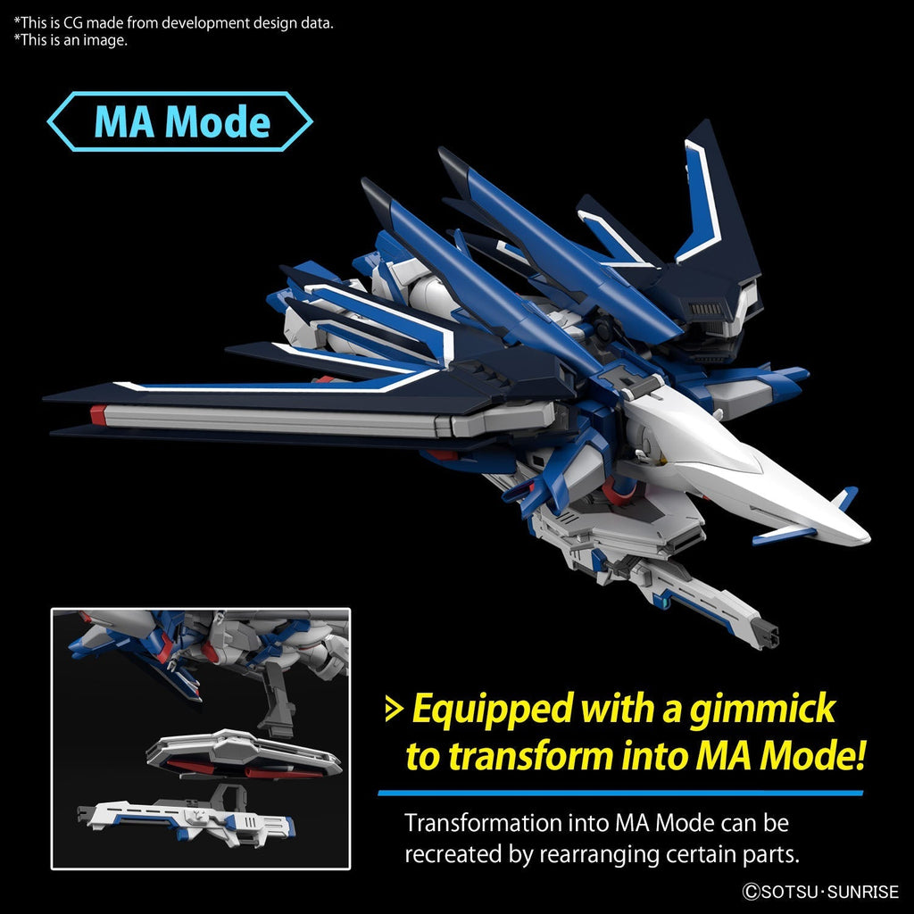 Gundam 1/144 HGUC #243 HGCE Seed Freedom STTS-909 Rising Freedom Gundam Model Kit product image 9, provided for visual