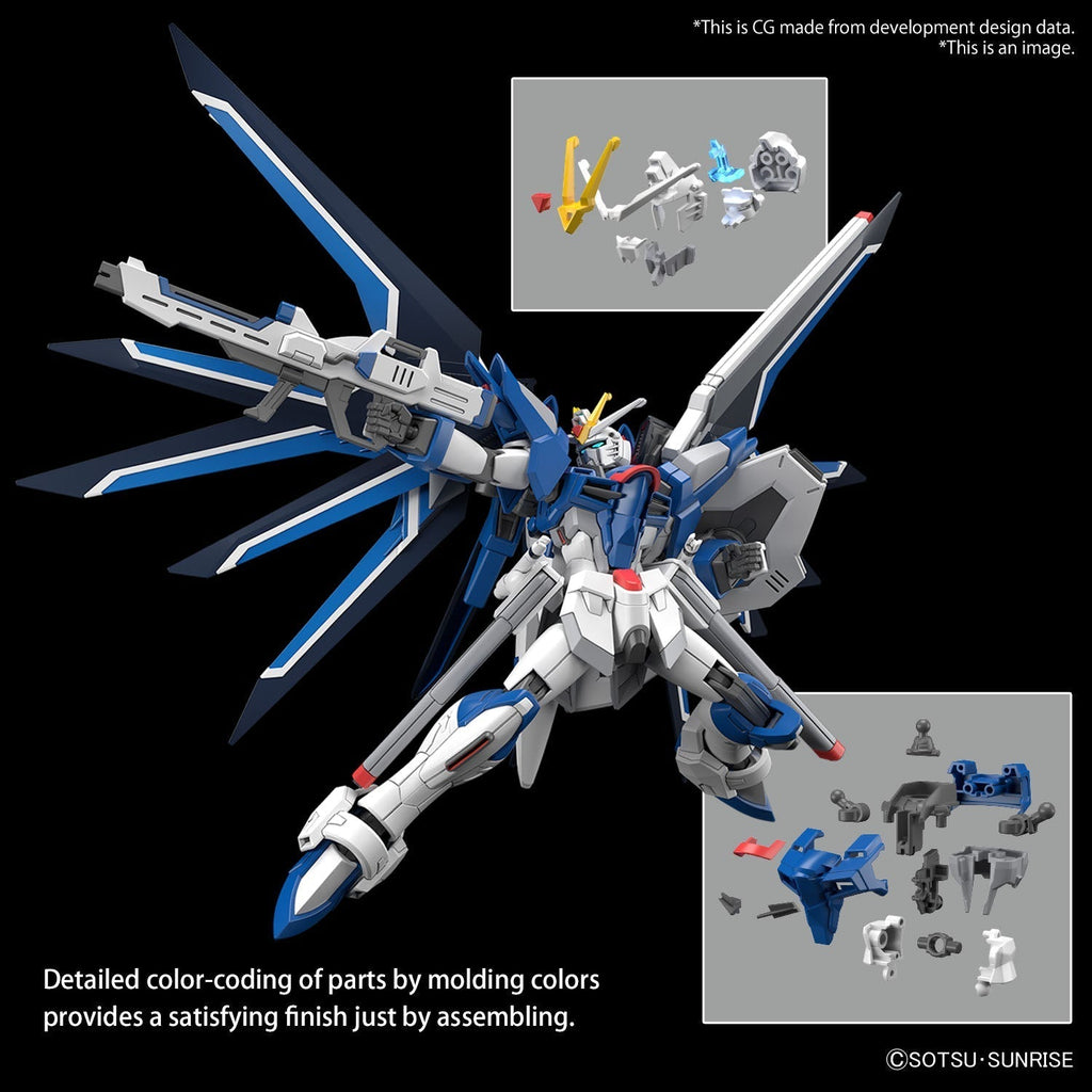 Gundam 1/144 HGUC #243 HGCE Seed Freedom STTS-909 Rising Freedom Gundam Model Kit product image 14, provided for visual