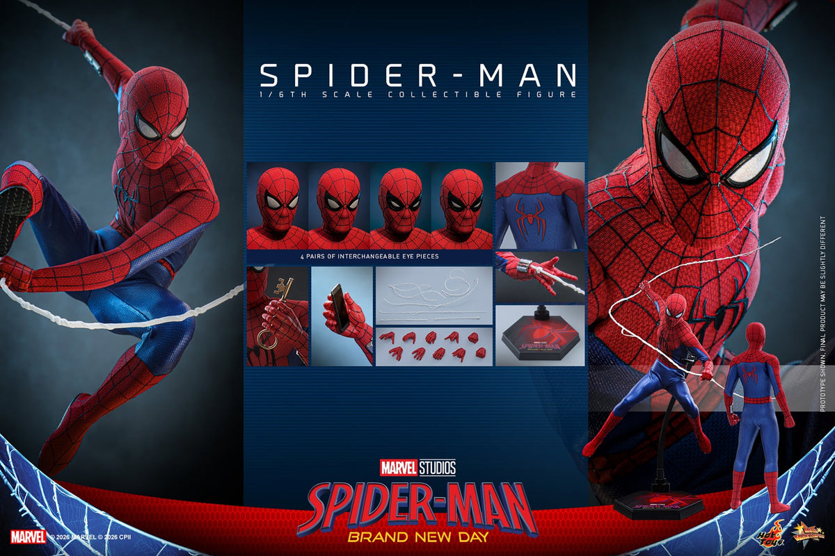 Hot Toys Spider-Man (Brand New Day) 1/6 Scale Action Figure product image 7, provided for visual reference and product