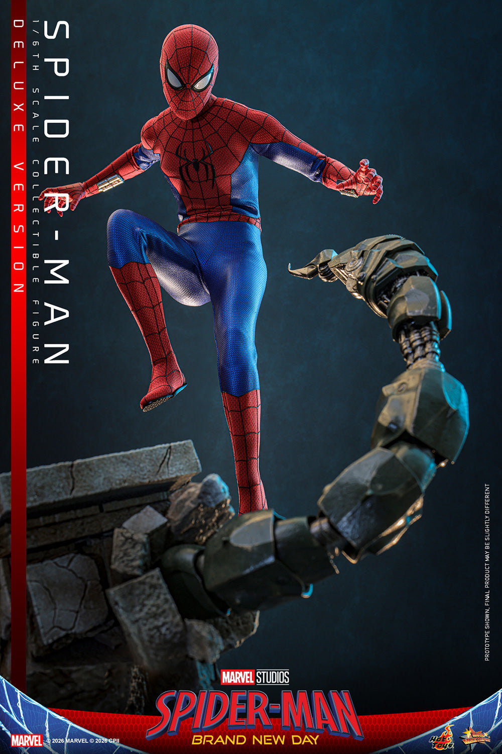 Hot Toys Spider-Man (Brand New Day - Deluxe Version) 1/6 Scale Action Figure product image 8, provided for visual reference