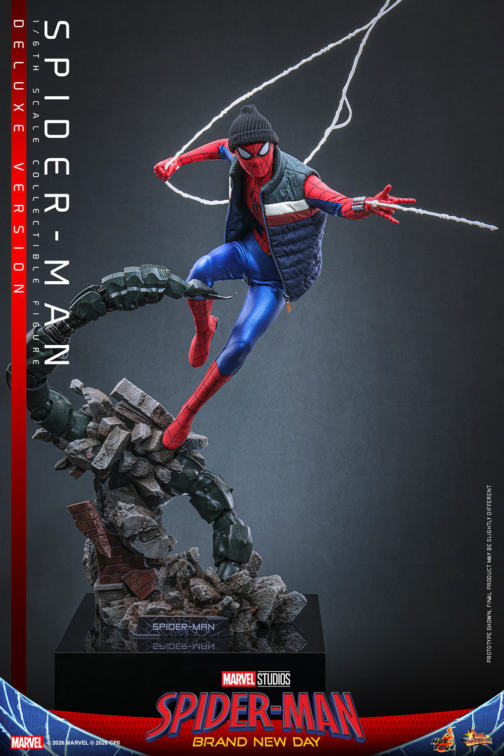 Hot Toys Spider-Man (Brand New Day - Deluxe Version) 1/6 Scale Action Figure product image 9, provided for visual reference