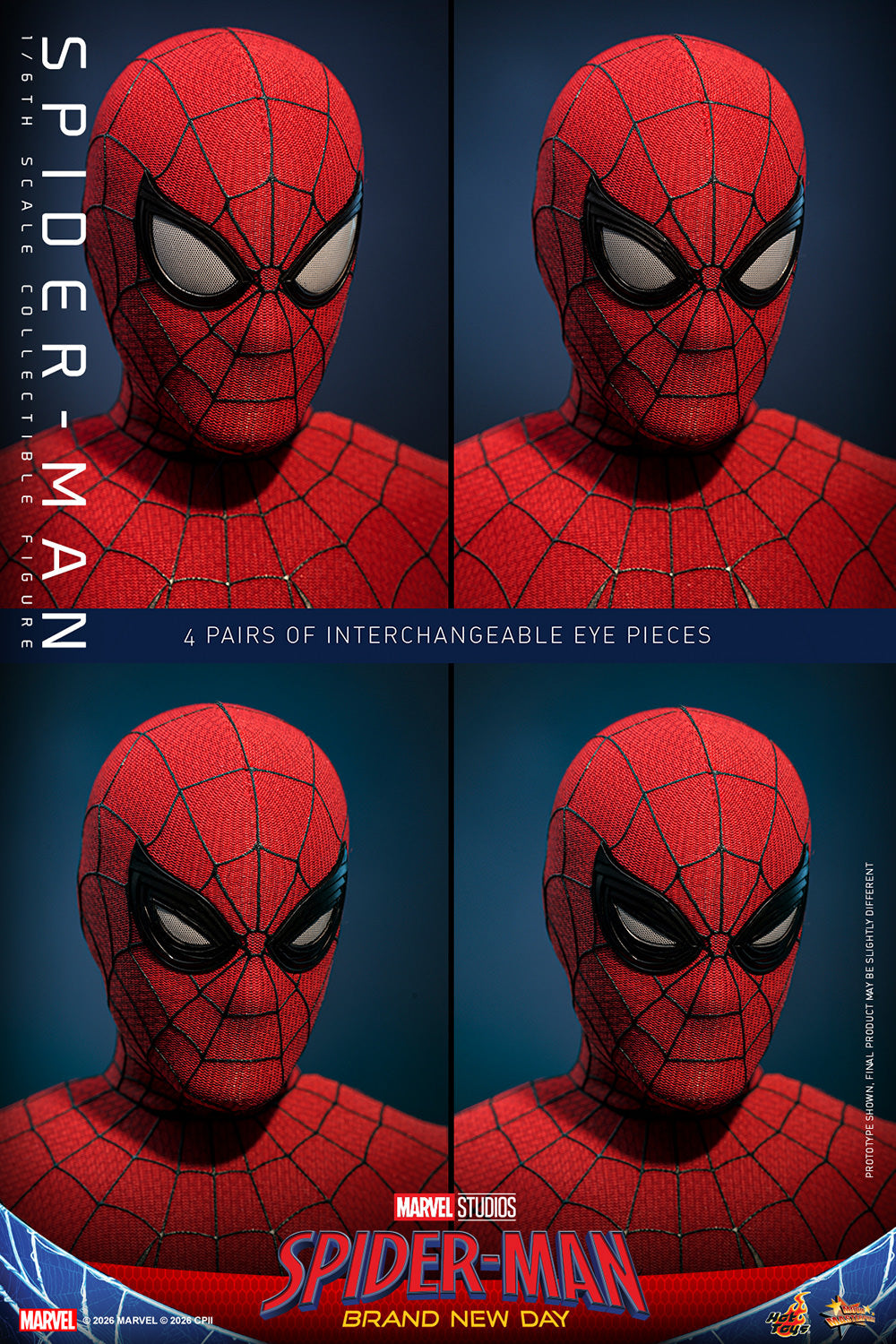 Hot Toys Spider-Man (Brand New Day) 1/6 Scale Action Figure product image 6, provided for visual reference and product