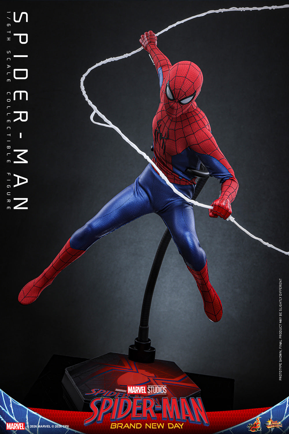 Hot Toys Spider-Man (Brand New Day) 1/6 Scale Action Figure product image 1, provided for visual reference and product