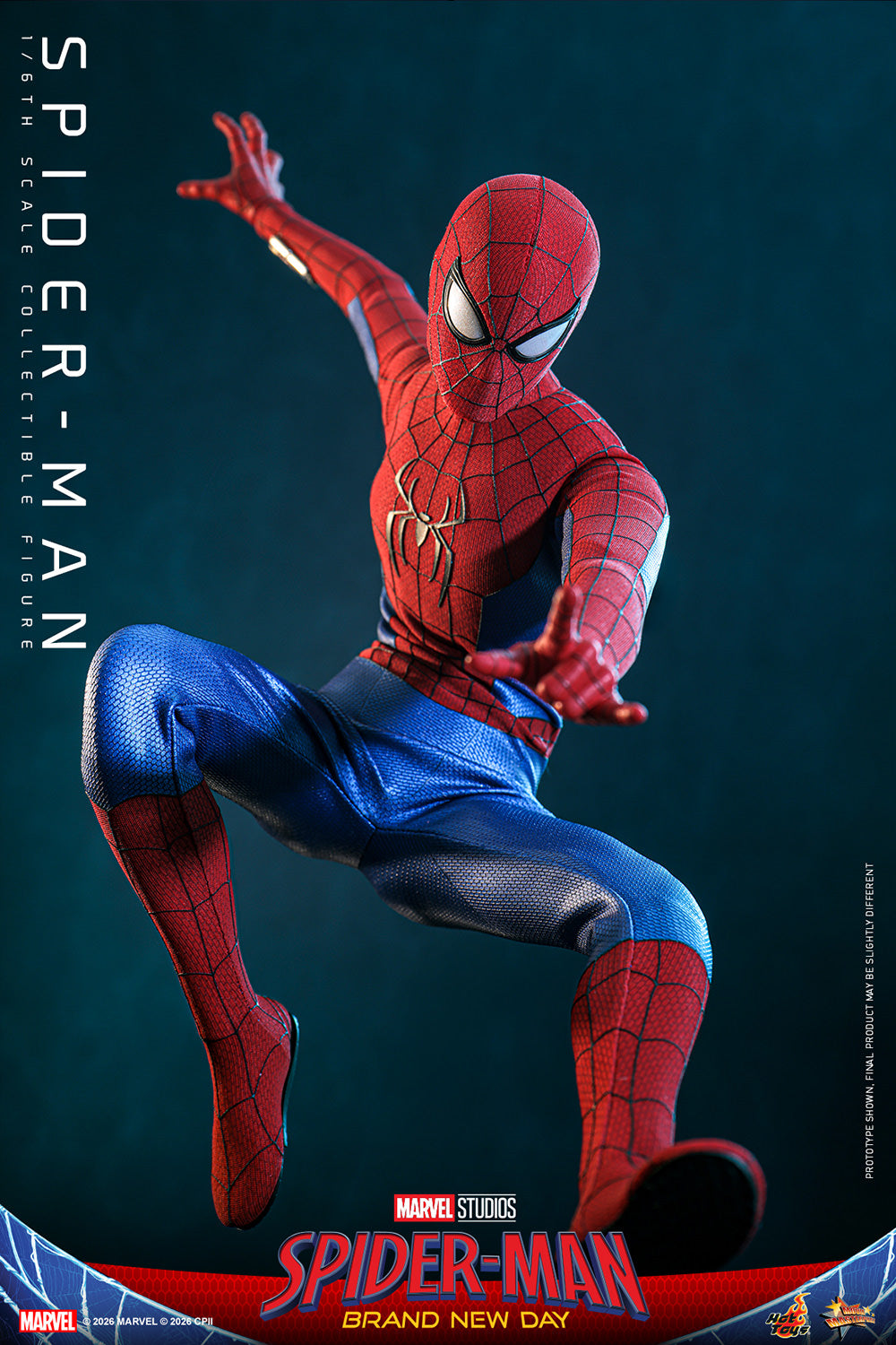 Hot Toys Spider-Man (Brand New Day) 1/6 Scale Action Figure product image 5, provided for visual reference and product