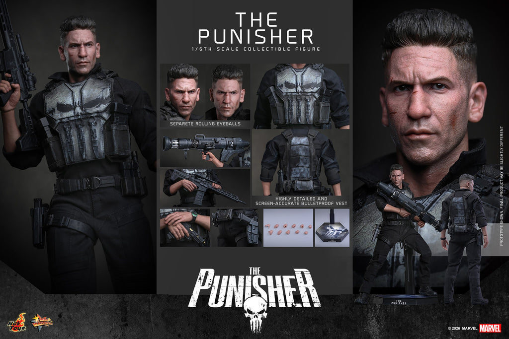 Hot Toys The Punisher 1/6 Scale Action Figure product image 8, provided for visual reference and product detail review